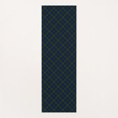 Tapis De Yoga Black Watch Tartan bleu vert Plaid (Devant)