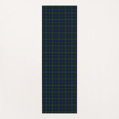 Tapis De Yoga Black Watch Tartan bleu vert Plaid (Devant)