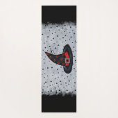 Tapis De Yoga Black Witch Casquette Argent Boucle Araignée Black (Dos)