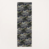 Tapis De Yoga Blanc Lacecap Hydrangea Fleurs Motif (Devant)