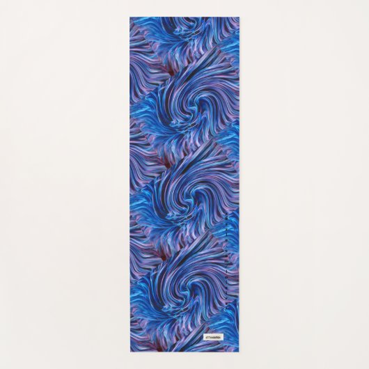 Tapis De Yoga Bleu (Devant)