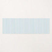 Tapis De Yoga Bleu Bande côtière Nautique Preppy (Devant (Horizontal))