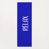 Tapis De Yoga Bleu blanc Stara (Dos)