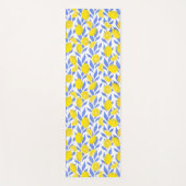 Tapis De Yoga Bleu citron Méditerranée (Devant)