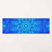 Tapis De Yoga Bleu clair Mandala (Devant (Horizontal))