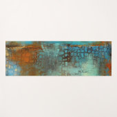 Tapis De Yoga Bleu de Deja (Devant (Horizontal))