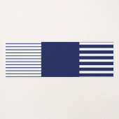 Tapis De Yoga Bleu et blanc (Dos (Horizontal))