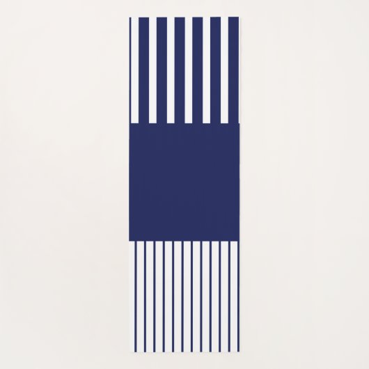 Tapis De Yoga Bleu et blanc (Dos)