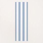 Tapis de Yoga Bleu et Blanc Rayé (Devant)