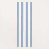 Tapis de Yoga Bleu et Blanc Rayé (Dos)