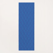 Tapis De Yoga Bleu et bleu foncé feuille tourbée (Dos)