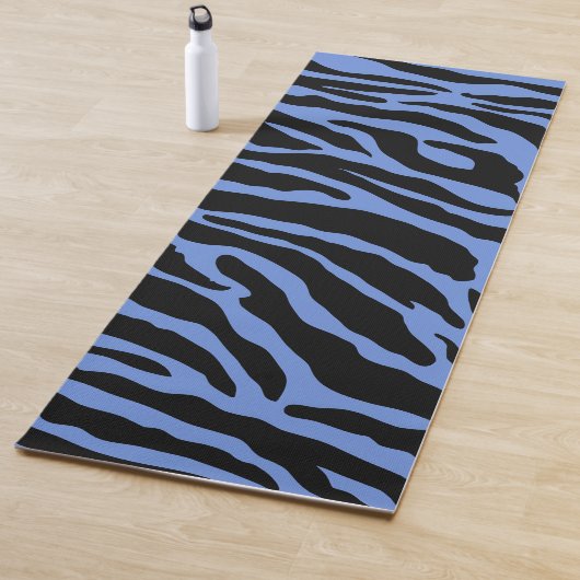 Tapis De Yoga Bleu et noir Posters de animaux (En situation)