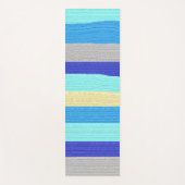 Tapis De Yoga Bleu et or (Devant)