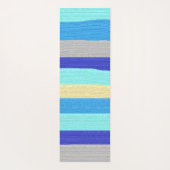 Tapis De Yoga Bleu et or (Dos)