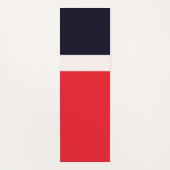 Tapis De Yoga Bleu Marine Avec Rouge (Devant)