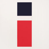 Tapis De Yoga Bleu Marine Avec Rouge (Dos)