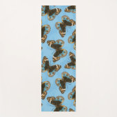 Tapis De Yoga Bleu motif papillon Pansy (Devant)
