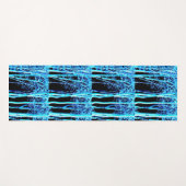 Tapis De Yoga Bleu/noir bouleau nocturne Thunder_Cove (Devant (Horizontal))