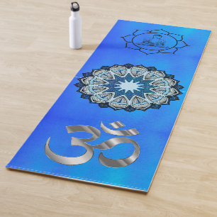 Tapis De Yoga Bleu paisible