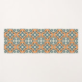 Tapis de yoga bleu portugais (Devant (Horizontal))