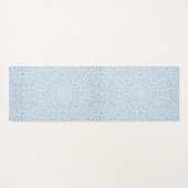 Tapis De Yoga Bleu serein de mandala (Dos (Horizontal))