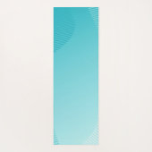 Tapis De Yoga bleu turquoise (Dos)