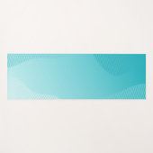 Tapis De Yoga bleu turquoise (Devant (Horizontal))
