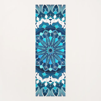 Tapis De Yoga bleu turquoise Mandala