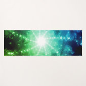 Tapis De Yoga Bleu vert clair à l'extrémité du tunnel (Devant (Horizontal))