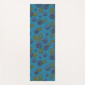 Tapis De Yoga Bleus sur bleu (Devant)