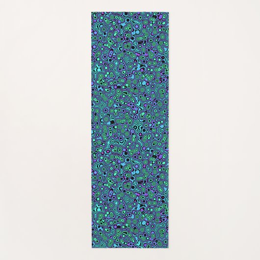 Tapis De Yoga Blobs psychédéliques (Devant)