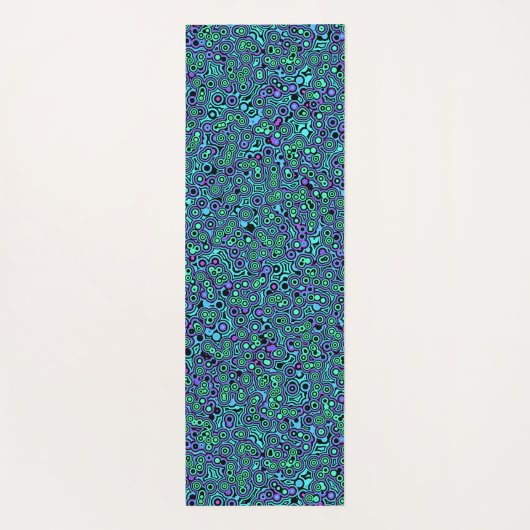 Tapis De Yoga Blobs psychédéliques (Dos)