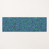 Tapis De Yoga Blobs psychédéliques (Devant (Horizontal))