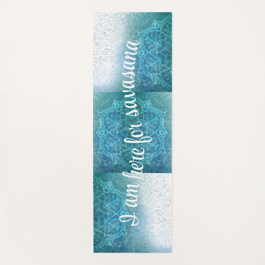 Tapis De Yoga Blocs Mandala Gradient (Devant)