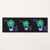 Tapis De Yoga Blooms NYC (Devant (Horizontal))