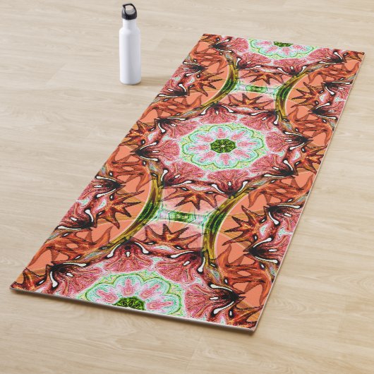 Tapis De Yoga Blooms roses...... (En situation)