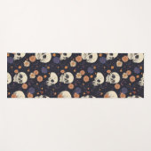 Tapis De Yoga Blossom Skull (Devant (Horizontal))