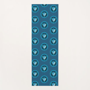 Tapis De Yoga Blue Cahkara, Throat Chakra, Visuddha Yoga Mat