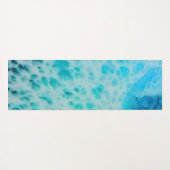 Tapis De Yoga Blue Crush - Abstract Coastal Artwork  (Dos (Horizontal))