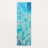 Tapis De Yoga Blue Crush - Abstract Coastal Artwork  (Dos)