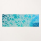 Tapis De Yoga Blue Crush - Abstract Coastal Artwork  (Devant (Horizontal))
