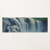 Tapis De Yoga Blue Elephant  (Devant (Horizontal))