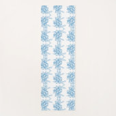 Tapis De Yoga Blue French Toile Pattern (Devant)