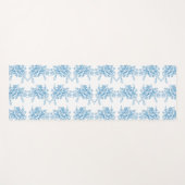 Tapis De Yoga Blue French Toile Pattern (Devant (Horizontal))