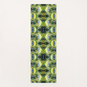 Tapis De Yoga Blue Hydrangea Flower Abstrait (Devant)