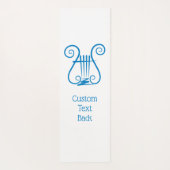Tapis De Yoga Blue Lyre (Dos)