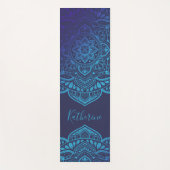 Tapis De Yoga Blue Moon Mandala Yoga Mat (Devant)