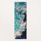 Tapis De Yoga Blue Ocean Waves Photographie Yoga Mat (Devant)