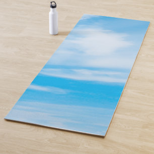 Tapis De Yoga Blue Sky Clouds Creative Design Fitness Modèle