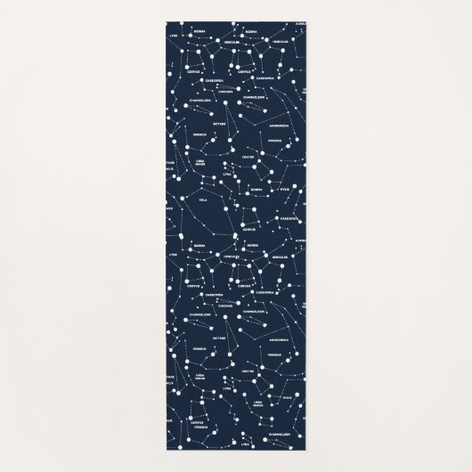 Tapis De Yoga Blue Star Constellations Yoga Mat (Devant)